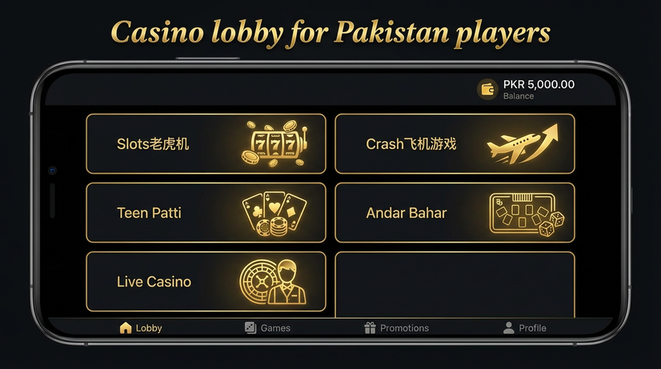 Lobby view of q789 for Pakistan users - 4